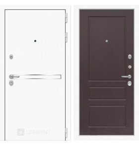 Входная дверь Лайн WHITE 03 - Орех премиум