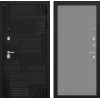 Входная дверь PAZL 29 - Серый рельеф софт | Современная MDF панель 10 мм, цвет 
