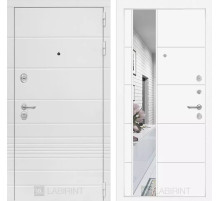 Входная дверь Трендо с Зеркалом 19 - Белый софт