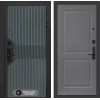 Входная дверь Смартлаб 11 - Графит софт | Фрезерованная МДФ панель 10 мм, цвет 