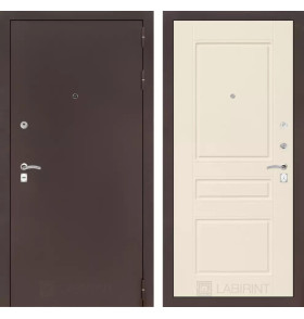 Входная дверь CLASSIC антик медный 03 - Крем софт