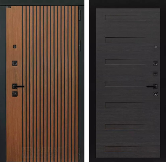 Входная дверь STORM 14 - Эковенге горизонтальный | Декоративная МДФ панель 10 мм в цвете 