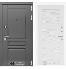 Входная дверь Платинум 06 - Белое дерево