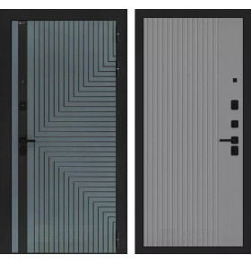 Входная дверь CREDOR 29 - Серый рельеф софт