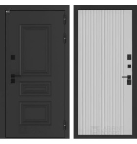 Входная дверь Аляска Лайт 29 - Белый рельеф софт