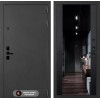 Входная дверь ACUSTICLAB с Зеркалом тонированным Максимум - Черный кварц | Металл с матовым покрытием 