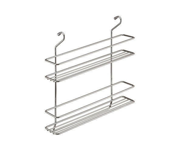 Полка для специй 2-х ярусная | Хром, нержавеющая сталь