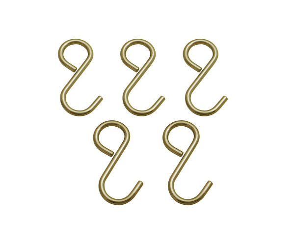 Комплект крючков малых | Античная бронза, 5 шт.