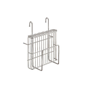 Полка навесная для ножей и досок, цвет: Хром