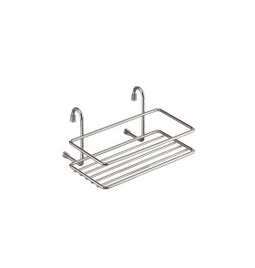 Полка одноярусная малая, цвет: Хром