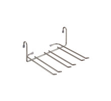 Полка навесная для фужеров, цвет: Хром