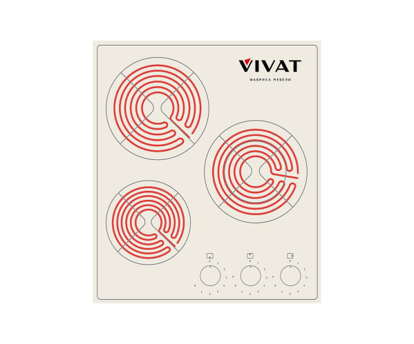 Муляж варочной панели «VIVAT» | Белый, Пластик АБС