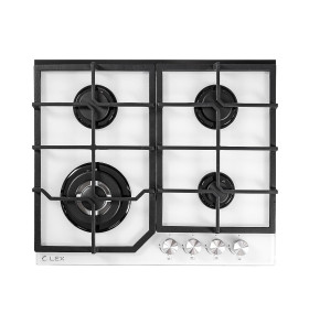 Газовая варочная поверхность GVG 640-1 WH, цвет: Белый