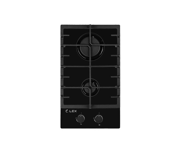 Газовая варочная поверхность GVG 321 BL | Черный, 95*300*520