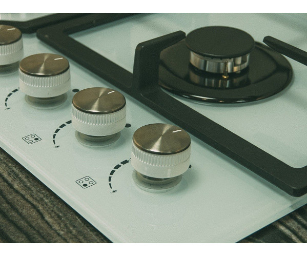 Газовая варочная поверхность GVG 640-1 WH | Белый, 95*600*510