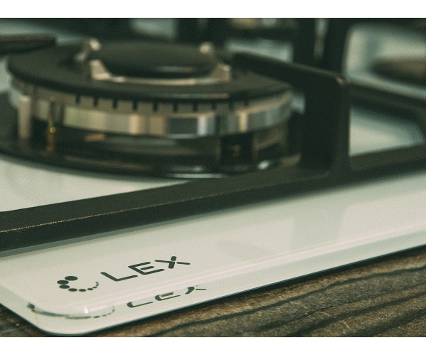 Газовая варочная поверхность GVG 640-1 WH | Белый, 95*600*510