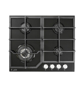 Газовая варочная поверхность GVG 640-1 BL, цвет: Черный