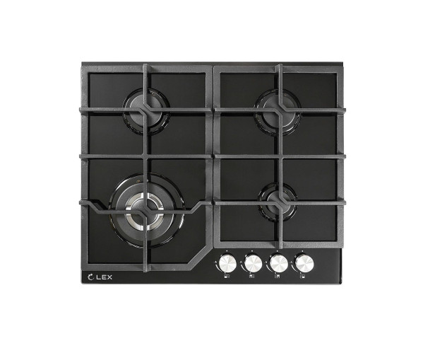 Газовая варочная поверхность GVG 640-1 BL | Черный, 95*600*510 мм