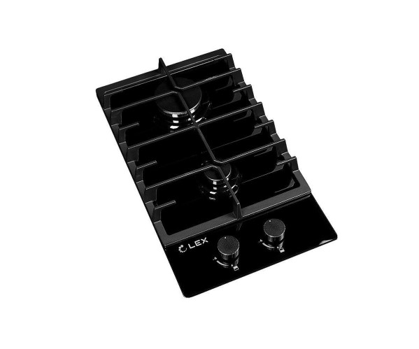 Газовая варочная поверхность GVG 321 BL | Черный, 95*300*520