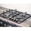 Газовая варочная поверхность GVG 640-1 BL | Черный, 95*600*510 мм
