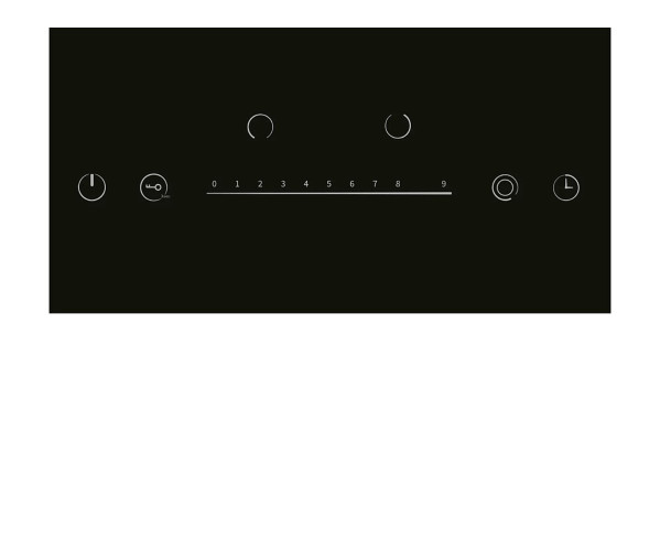 Электрическая варочная поверхность EVH 321A BL | Стеклокерамика, Черный цвет