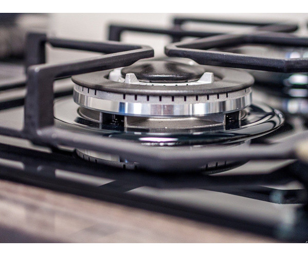 Газовая варочная поверхность GVG 640-1 BL | Черный, 95*600*510 мм