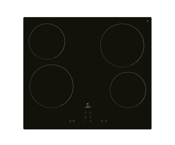 Электрическая варочная поверхность EVH 640A BL | Стеклокерамика, Черный