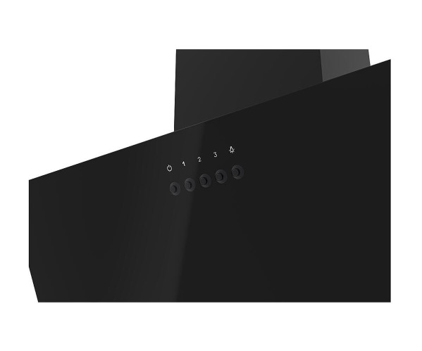 Наклонная вытяжка MOZA 600 черного цвета