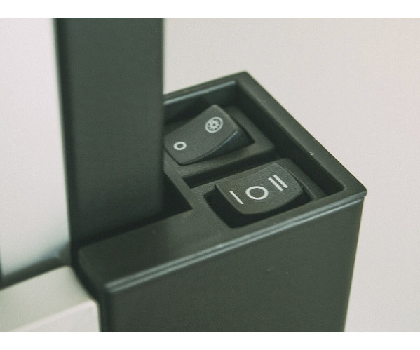 Встраиваемая вытяжка Hubble G 2M 600 | Черное стекло, 180*600*280 мм