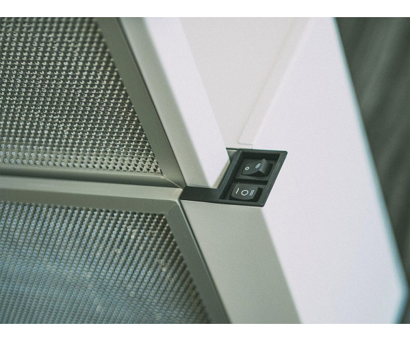 Встраиваемая вытяжка Hubble G 2M 600 | Белое стекло, характеристики