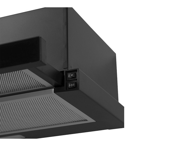 Встраиваемая вытяжка Hubble G 500 | Черное стекло, характеристики