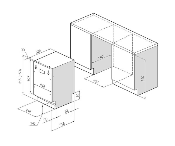 Посудомоечная машина PM 4573N | Нержавеющая сталь, характеристики