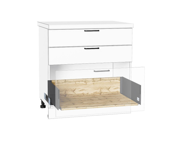 Ящик высокий POWER BOX3 | Дуб Вотан/GRPH Графитовый, характеристики