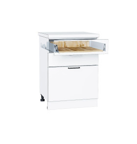 Ящик низкий POWER BOX1, цвет: Дуб Вотан/Серый