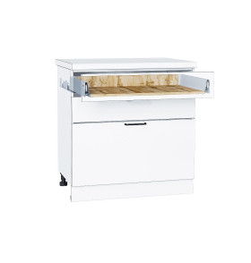 Ящик низкий POWER BOX1, цвет: Дуб Вотан/Серый