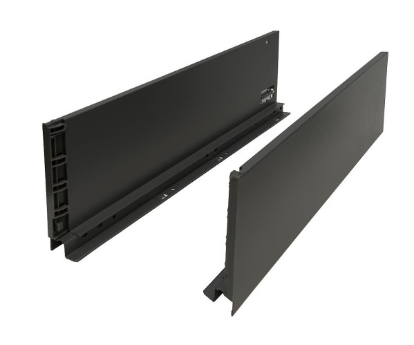 Направляющие с доводчиком для большого ящика POWER BOX, GRPH Графитовый