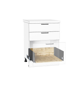 Ящик высокий POWER BOX3, цвет: Дуб Вотан/GRPH Графитовый