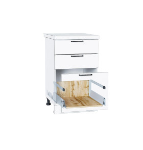 Ящик высокий POWER BOX2 с рейлингом, цвет: Дуб Вотан