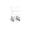 Ящик высокий POWER BOX2 с 2-ым рейлингом | Белый, Комплектующие
