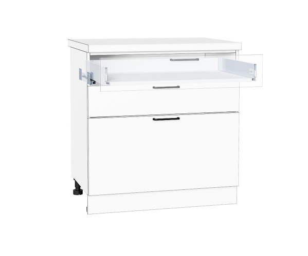 Ящик низкий POWER BOX1 | Белый/W Белый, комплектующие