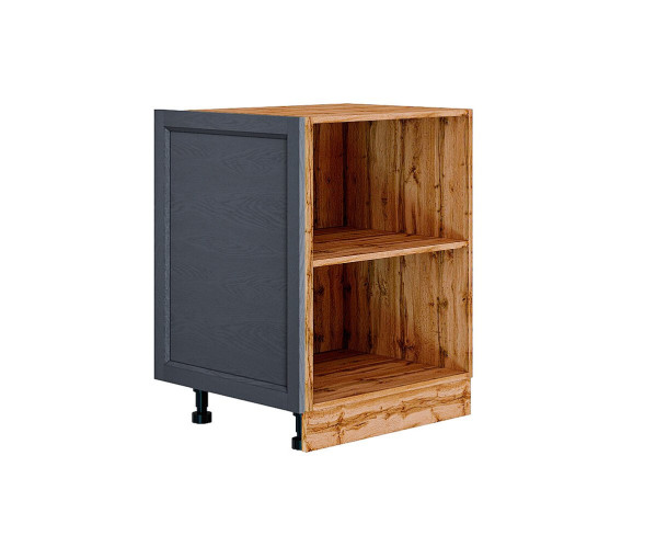 Фасад боковой Сканди для нижнего шкафа | Graphite Softwood, МДФ