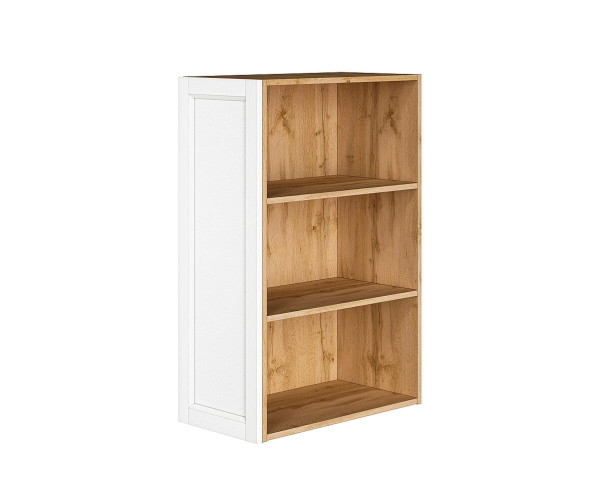 Фасад боковой Сканди для верхнего шкафа | White Silkwood, МДФ