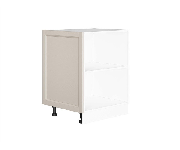 Фасад боковой Сканди для нижнего шкафа | Cream Silkwood, МДФ