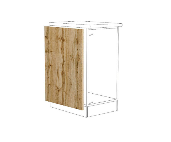 Фасад боковой для нижнего шкафа ФТ 716 | Дуб Вотан, ЛДСП