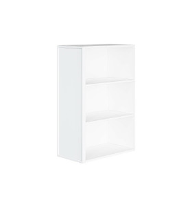 Фасад боковой Фрейм для верхнего шкафа, цвет: White Silk