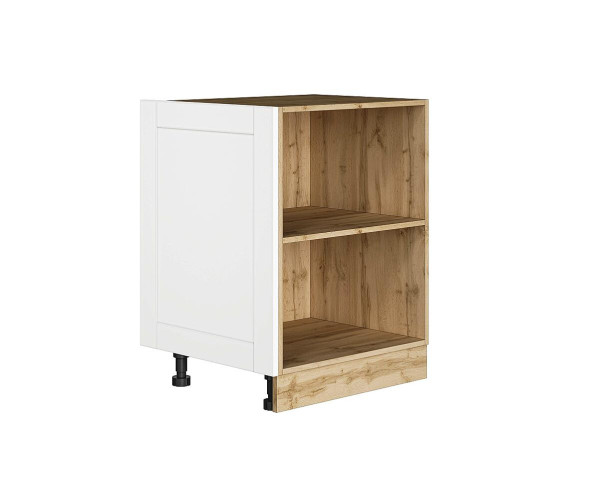 Фасад боковой Лофт для нижнего шкафа | White Silk, МДФ