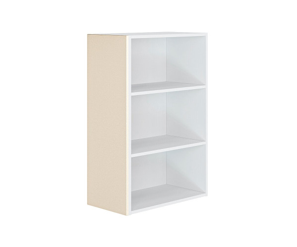 Фасад боковой Валерия-М для верхнего шкафа | Бежевый металлик, МДФ