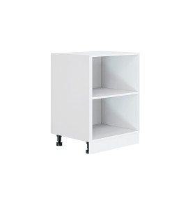 Фасад боковой Валерия-М для нижнего шкафа, цвет: Белый глянец