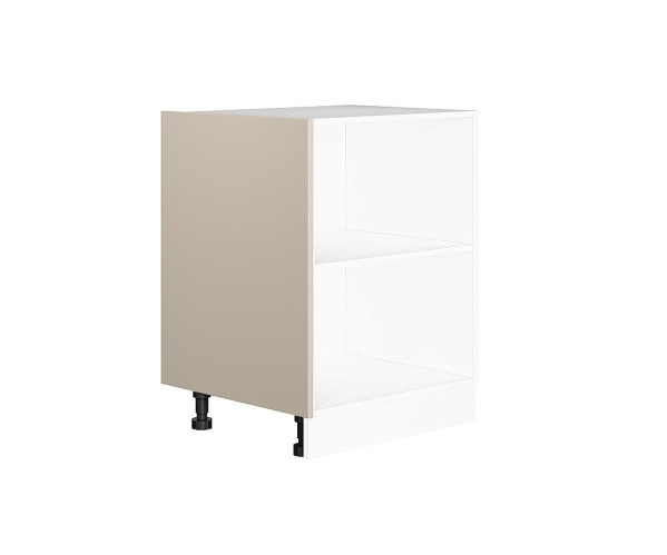 Фасад боковой Фьюжн для нижнего шкафа | Cream Silk, МДФ