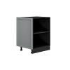 Фасад боковой Сканди для нижнего шкафа | Grey Softwood, Современный